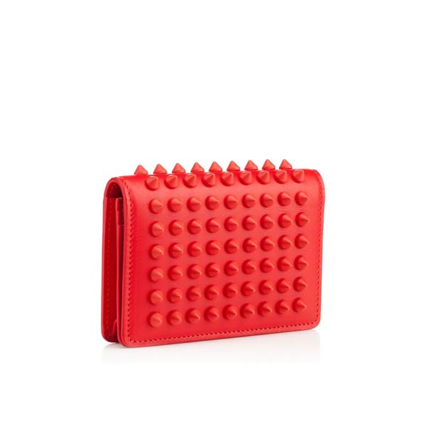 セレブ溺愛☆海外限定モデル多数☆【クリスチャン ルブタンコピー Christian Louboutin　2015年春夏新作】 milos spikes wallet 3155063M286